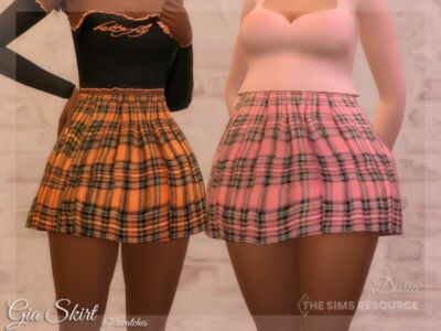 GIA Skirt By Dissia Sims 4 CC