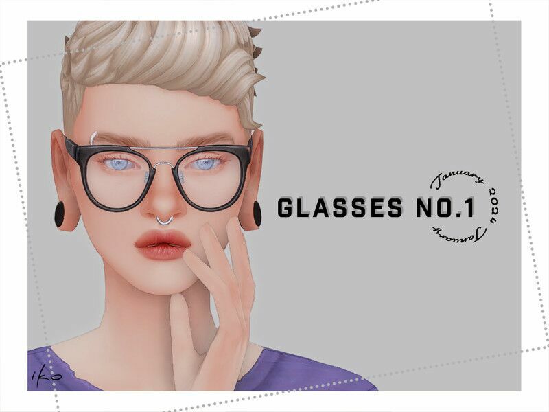 Glasses NO.1 Sims 4 CC