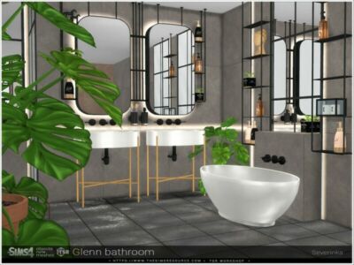 Glenn Bathroom By Severinka_ Sims 4 CC