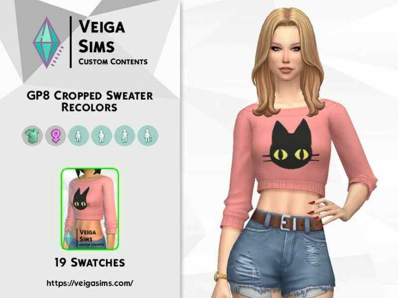 sims 4 cc gp8 cropped sweater recolors 2