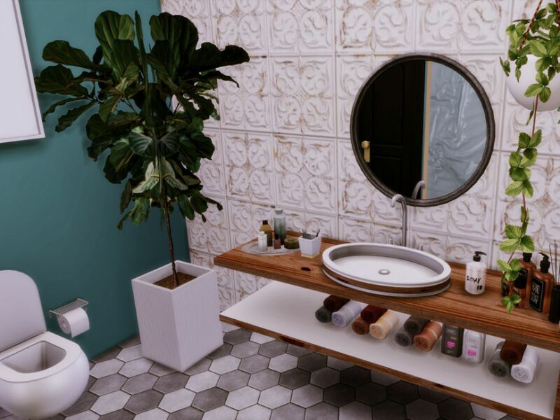 sims 4 cc gracja green bathroom only tsr cc by genkaiharetsu 2