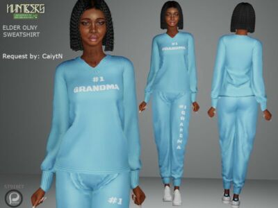 Grandma Sweatshirt Sims 4 CC