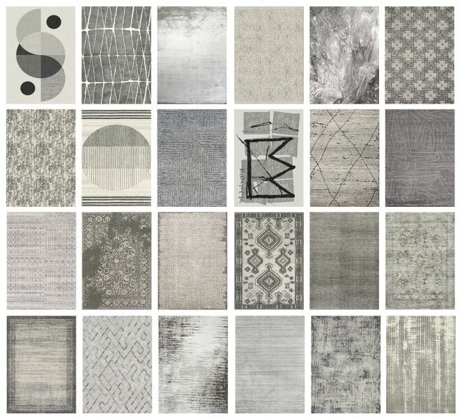 Gray & Silver RUG Collection By Similebuilds Sims 4 CC