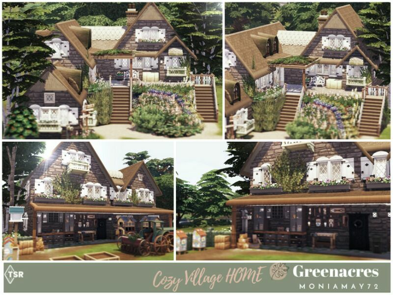 sims 4 cc greenacres village home no cc by moniamay72 4