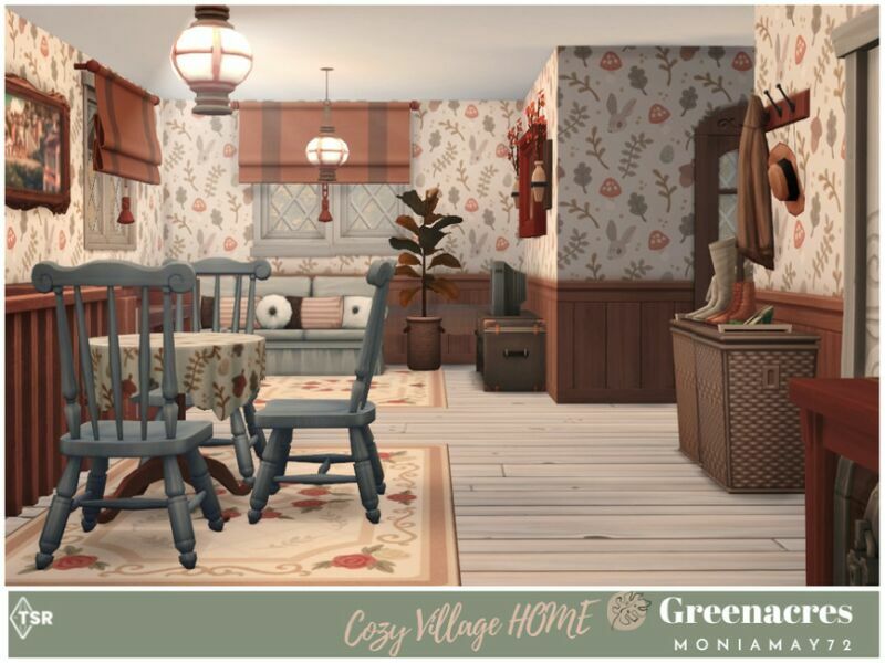 sims 4 cc greenacres village home no cc by moniamay72 7