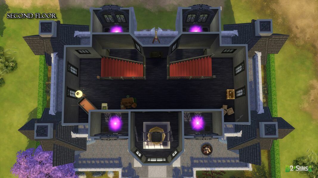 sims 4 cc grims ghastly manor 2br 1ba ts3 to ts4 7