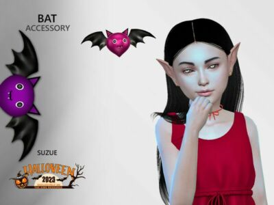 Halloween BAT Accessory Child By Suzue Sims 4 CC