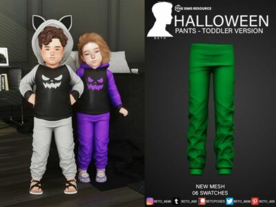 Halloween (Pants – Toddler Version) Sims 4 CC