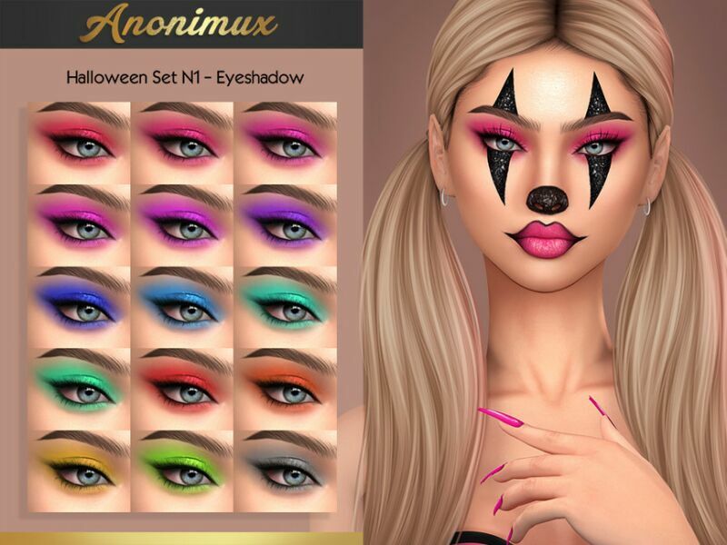 Halloween SET N1 – Eyeshadow Sims 4 CC