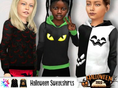 Halloween Sweatshirts By Pelineldis Sims 4 CC