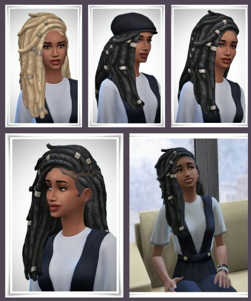 Hana Hair Sims 4 CC