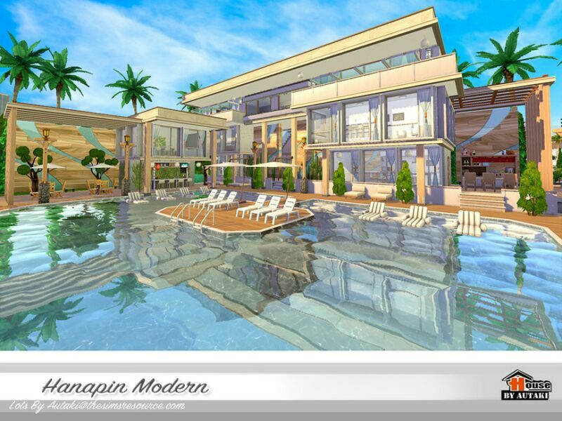 Hanapin Modern Nocc By Autaki Sims 4 CC