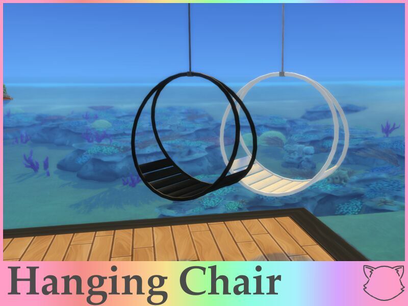 sims 4 cc hanging chair by itiscats 3