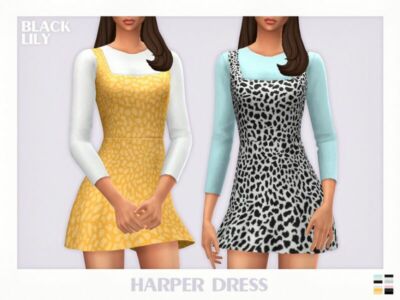 Harper Dress Sims 4 CC