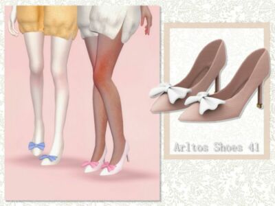 High Heels With BOW / 41 By Arltos Sims 4 CC