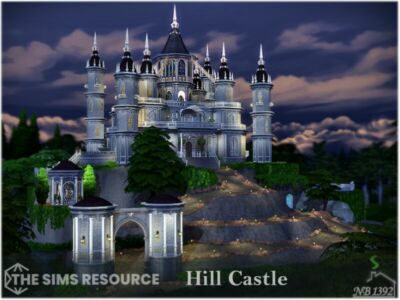 Hill Castle By Nobody1392 Sims 4 CC