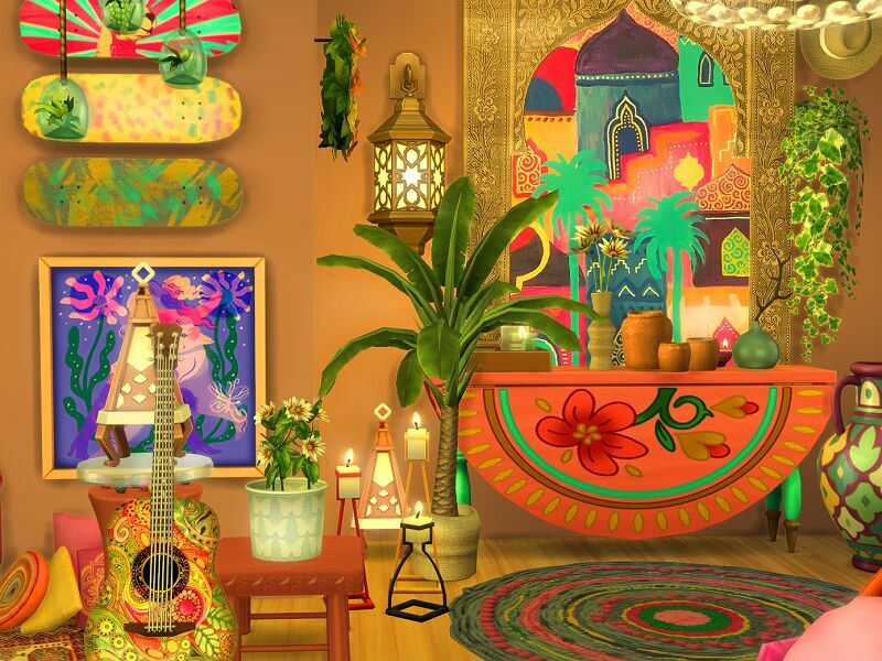 sims 4 cc hippie living room cc needed by flubs79 4