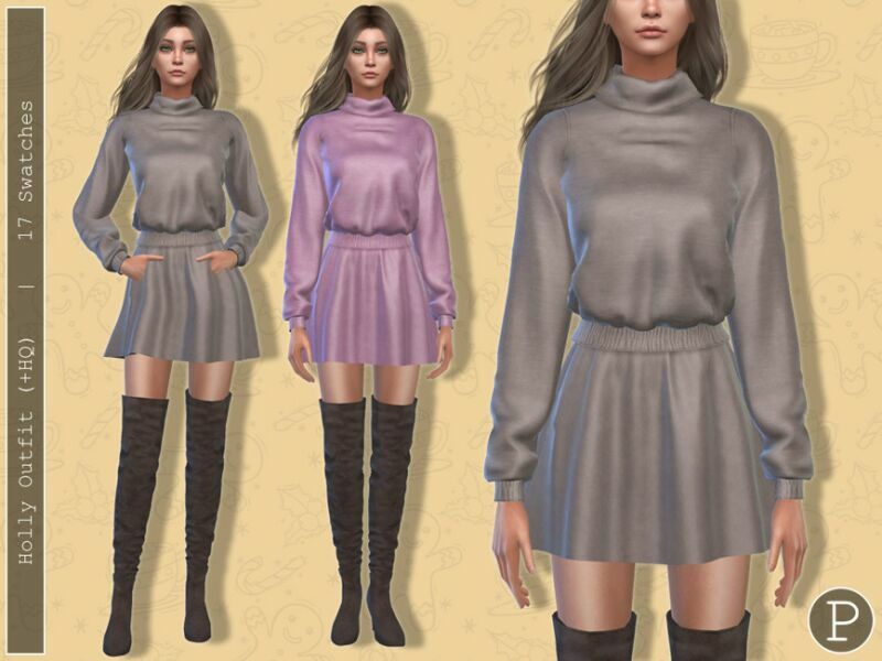 Holly Outfit. By Pipco Sims 4 CC