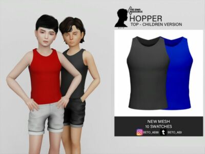 Hopper (TOP – Child Version) Sims 4 CC