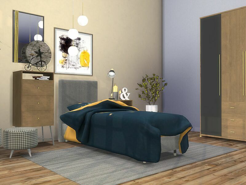 Houston Teen Bedroom By Artvitalex Sims 4 CC