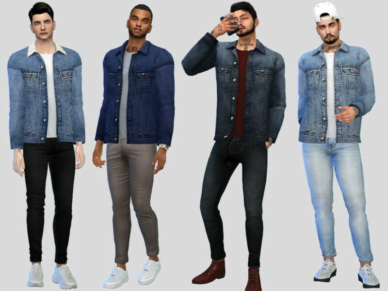 Hover Denim Jacket By Mclaynesims Sims 4 CC