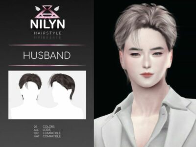 Husband Hair – NEW Mesh By Nilyn Sims 4 CC