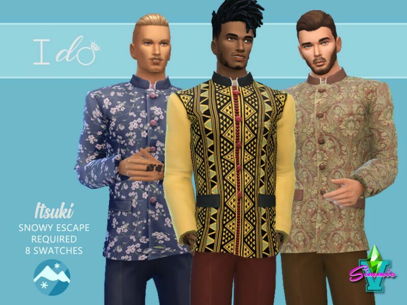 I DO Itsuki Outfit By Simmiev Sims 4 CC