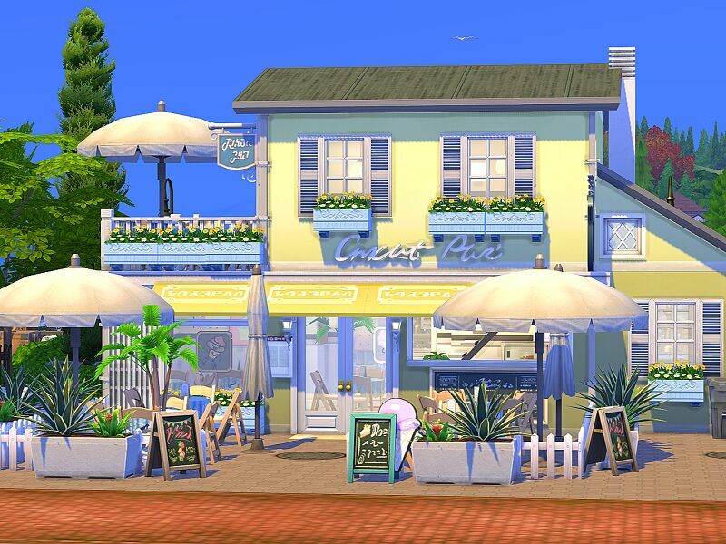 sims 4 cc ice cream restaurant no cc by flubs79 3