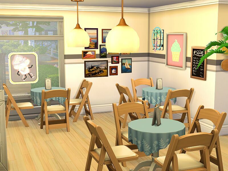 sims 4 cc ice cream restaurant no cc by flubs79 4