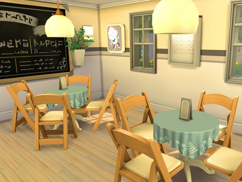 sims 4 cc ice cream restaurant no cc by flubs79 6