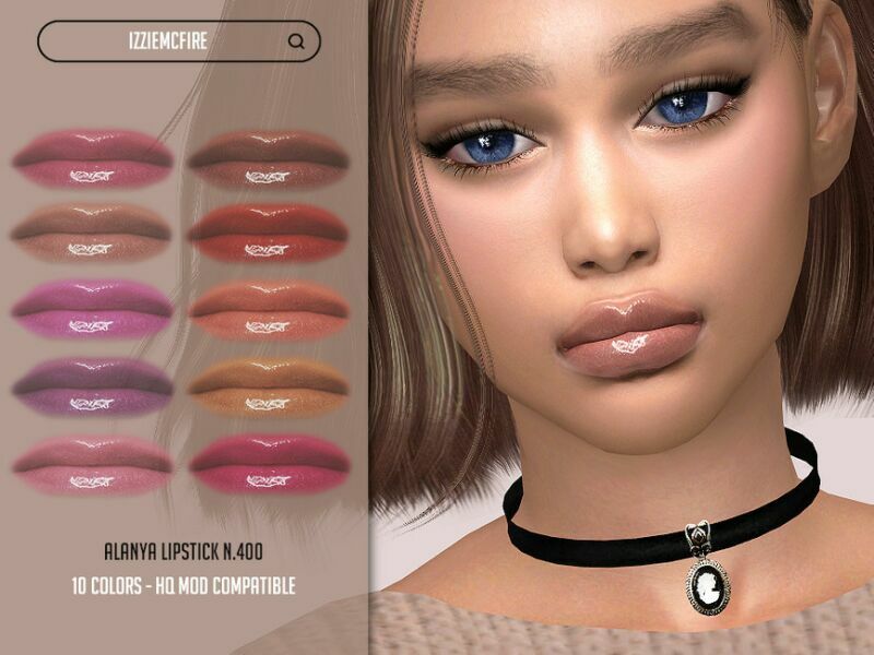 IMF Alanya Lipstick N.400 By Izziemcfire Sims 4 CC