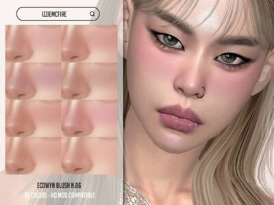 IMF Ecowyn Blush N.86 By Izziemcfire Sims 4 CC