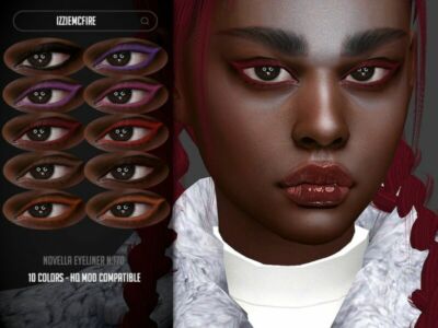 IMF Novella Eyeliner N.170 By Izziemcfire Sims 4 CC