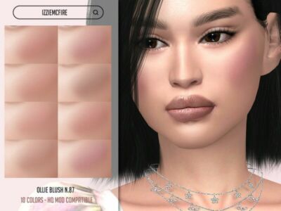 IMF Ollie Blush N.87 By Izziemcfire Sims 4 CC