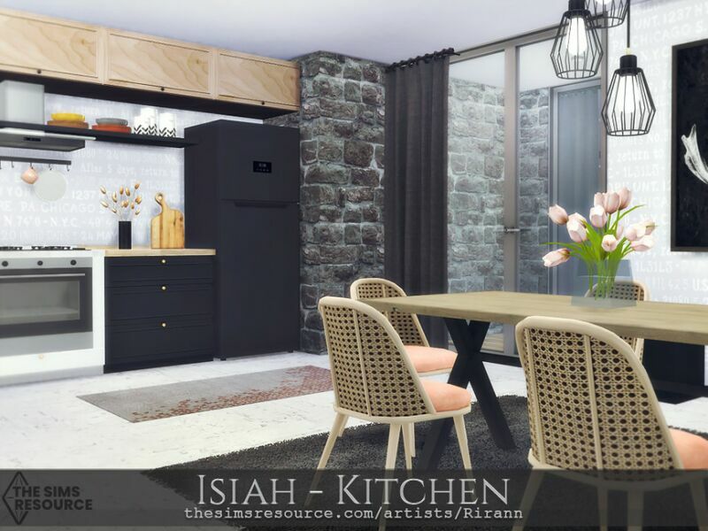 sims 4 cc isiah kitchen tsr cc only by rirann 4