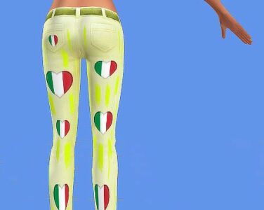 Italian Pants By Rubicitaaya Sims 4 CC