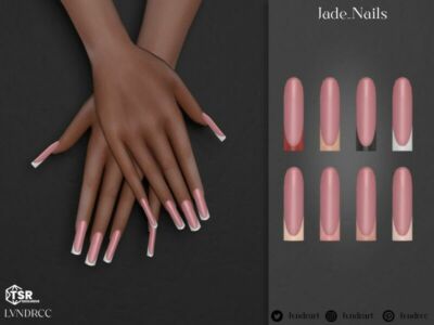 Jade Nails Sims 4 CC