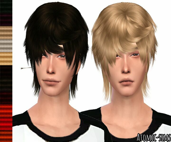 Jakec Hair14 Carl TS4 Conversion Edit Retexture By Atomic-Sims Sims 4 CC