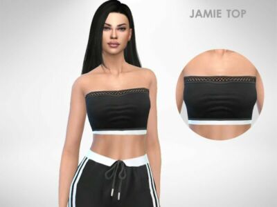 Jamie TOP By Puresim Sims 4 CC