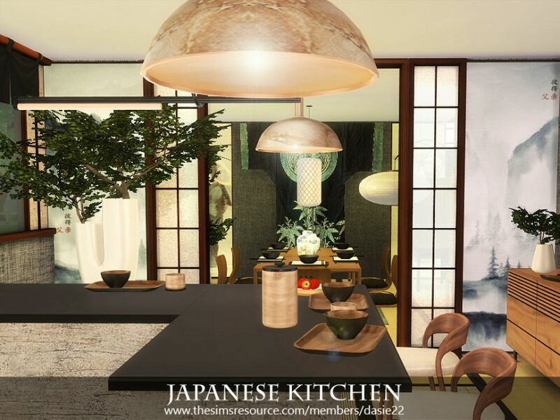 sims 4 cc japanese kitchen by dasie2 3