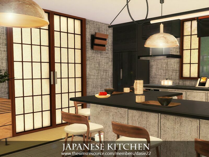 sims 4 cc japanese kitchen by dasie2 4