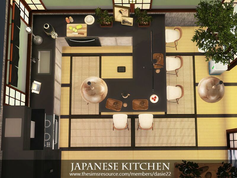 sims 4 cc japanese kitchen by dasie2 5