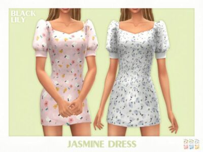 Jasmine Dress Sims 4 CC