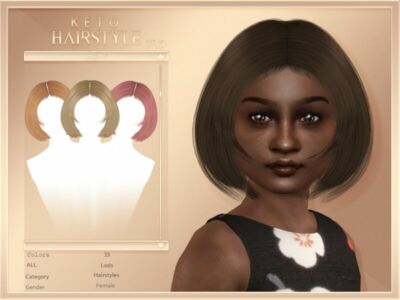 Javasims- Keto (Child Hairstyle) By Javasims Sims 4 CC