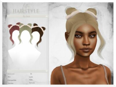 Javasims- Lillie (Hairstyle) By Javasims Sims 4 CC