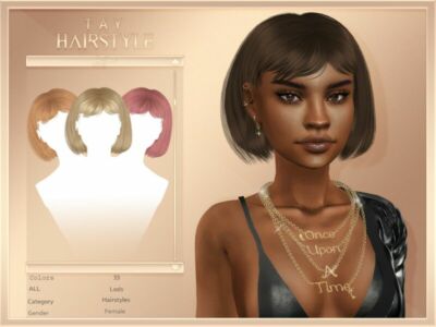 Javasims- TAY (Hairstyle) By Javasims Sims 4 CC