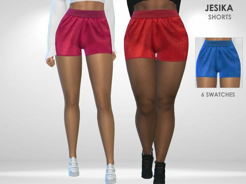 Jesika Shorts By Puresim Sims 4 CC