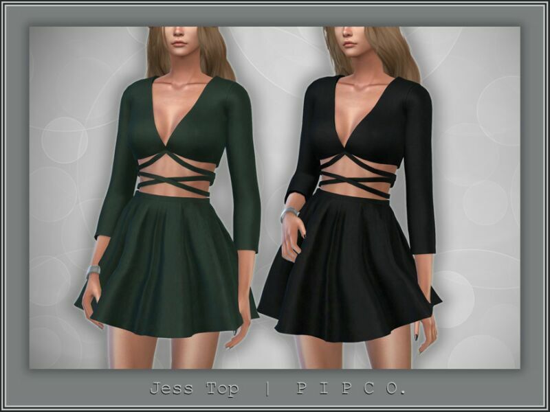 Jess TOP II By Pipco Sims 4 CC