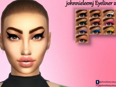 Johnnieleemj Eyeliner 2 By Johnnieleemj Sims 4 CC