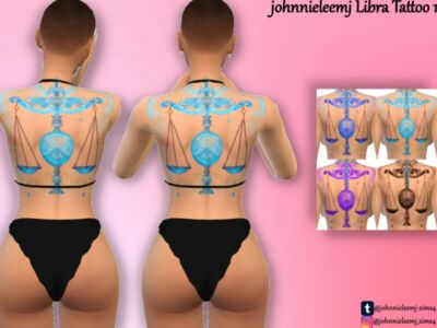 Johnnieleemj Libra Tattoo 1 By Johnnieleemj Sims 4 CC